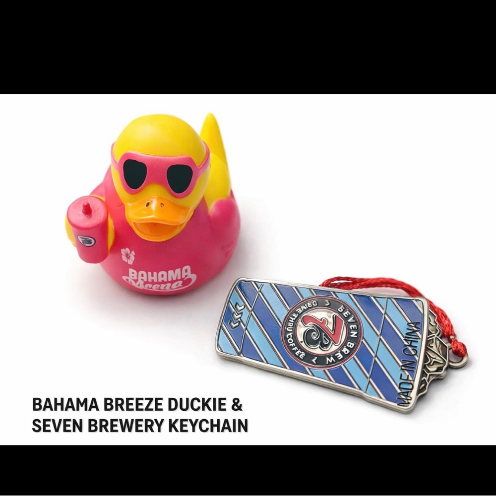 Pink Duckie with Keychain